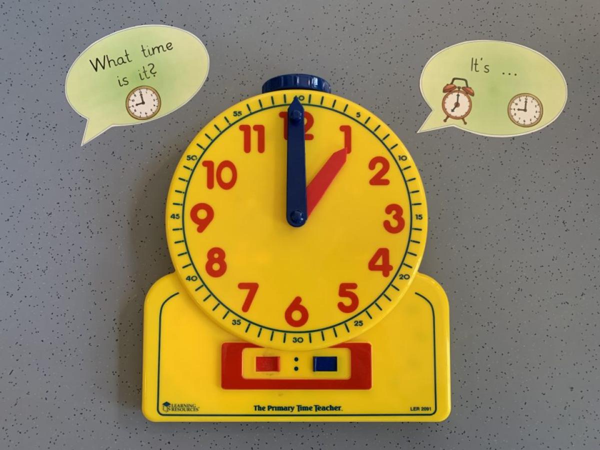 Das Thema „time“ im Englischunterricht Grundschule aktuell