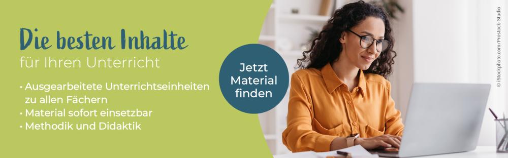 Die besten Inhalte für Ihren Unterricht, weibliche Lehrkraft bei der Unterrichtsvorbereitung