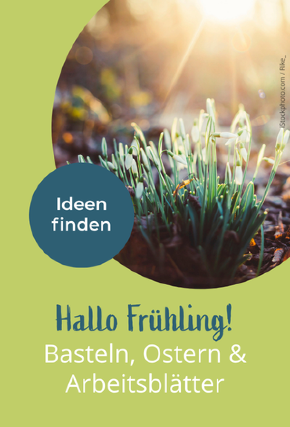 Hallo Frühling! Basteln, Ostern und Arbeitsblätter